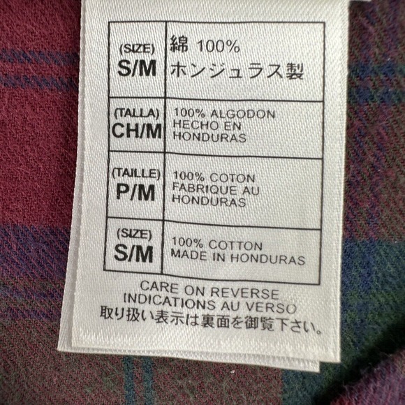 Vintage Walt Disney World Minnie Flannel Nightgown Women's SM Plaid Sleep Wear - Picture 11 of 14